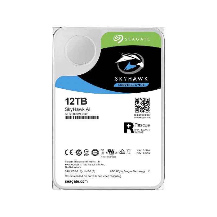 Ổ cứng giám sát SEAGATE SkyHawk AI 12TB ST12000VE001