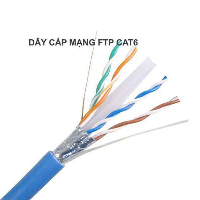 Dây cáp mạng Việt Hàn FTP CAT6E 0.57mm