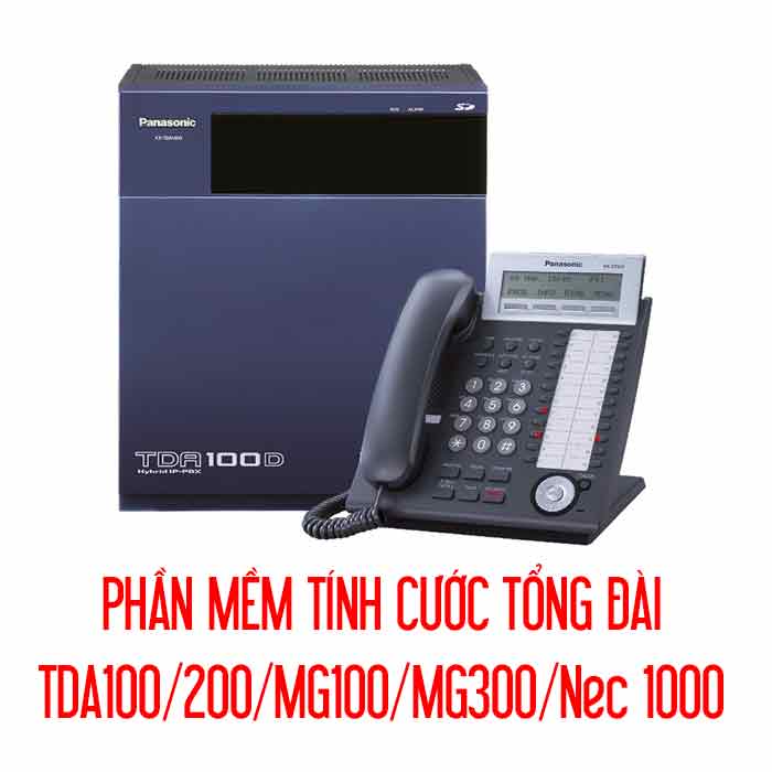 Phần mềm tính cước tổng đài TDA100/200/MG100/MG300/Nec 1000