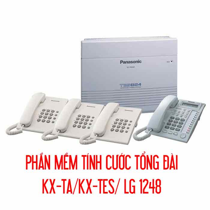 Phần mềm tính cước tổng đài KX-TA/KX-TES/LG 1248