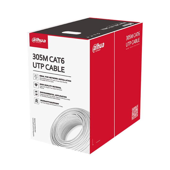 Cáp mạng UTP CAT6 lõi đồng 305m DAHUA DH-PFM920I-6UN-CN