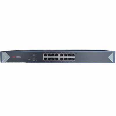 Switch L2 16 cổng PoE 10/100/1000Mbps Hikvision DS-3E0516-E