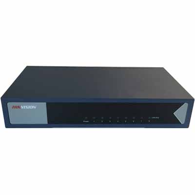 Switch L2 8 cổng PoE 10/100/1000Mbps Hikvision DS-3E0508-E