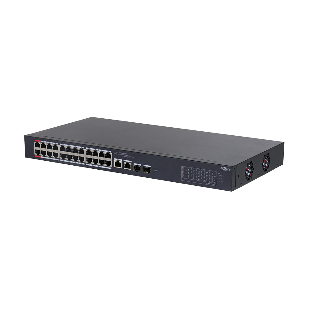 Switch PoE Cloud 26 port DAHUA DH-CS4226-24ET-240