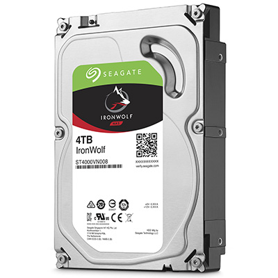 Ổ cứng NAS Iron Wolf 4TB Seagate ST4000VN008