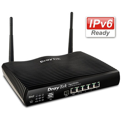 FTTH Dual WAN Wireless VPN Router DrayTek Vigor2925Fn