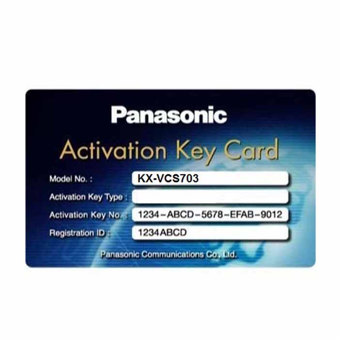 ACTIVATION KEY PANASONIC KX-VCS301