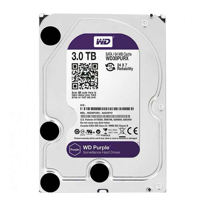 Ổ cứng giám sát WD Purple 3TB WD33PURZ