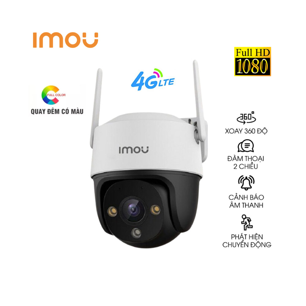 Camera Wifi PT Full Color 2MP iMOU IPC-S21FTP kết nối 4G