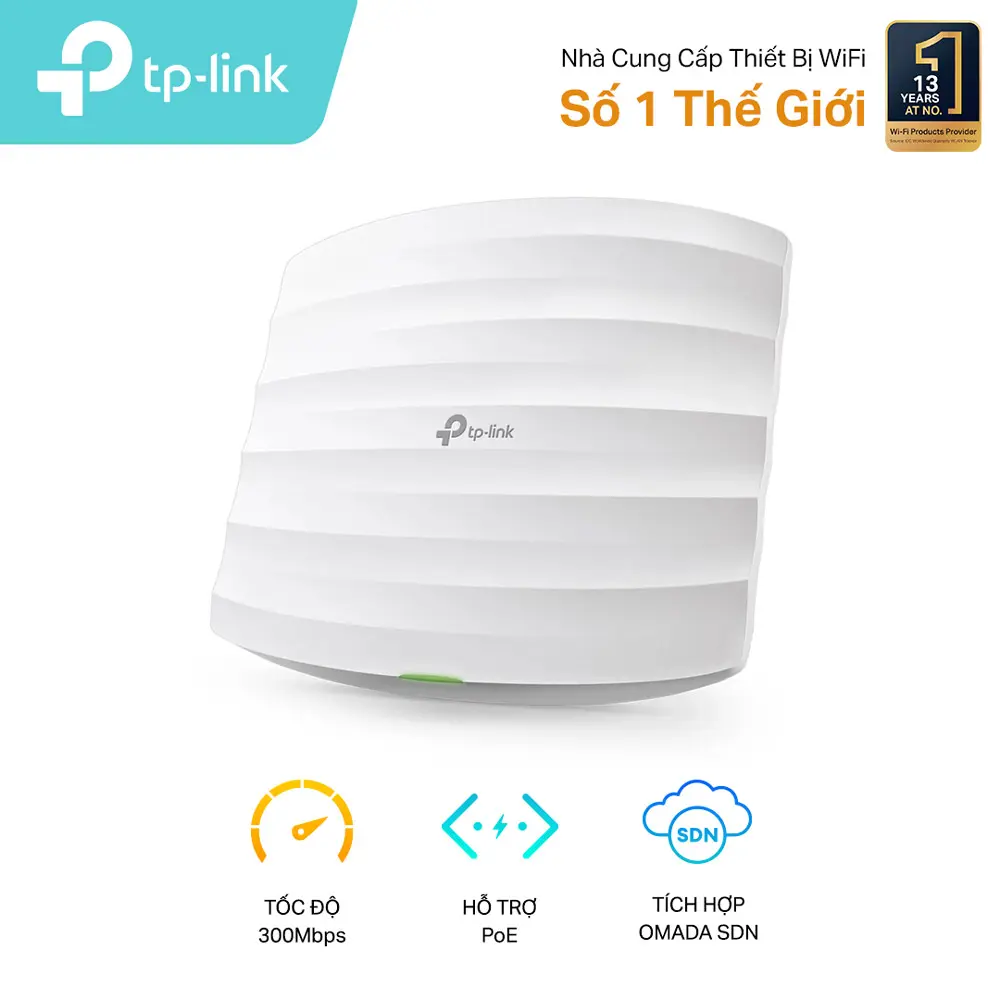 Access Point Gắn Trần Wi-Fi 300 Mbps TP-LINK EAP110