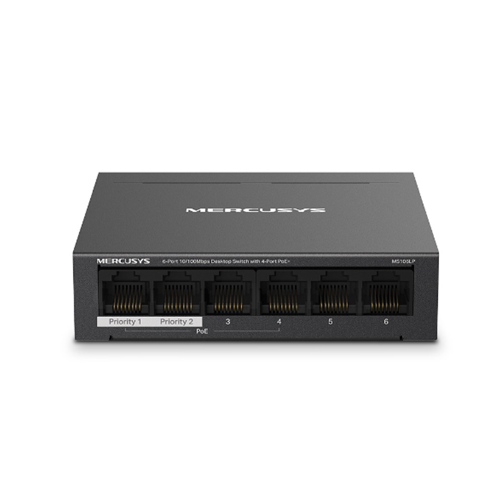 Switch Để Bàn 6 Cổng 10/100M Mercusys MS106LP