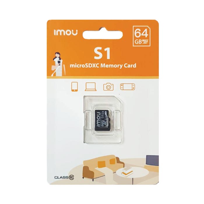 Thẻ nhớ Micro SD 64Gb IMOU ST2-64-S1