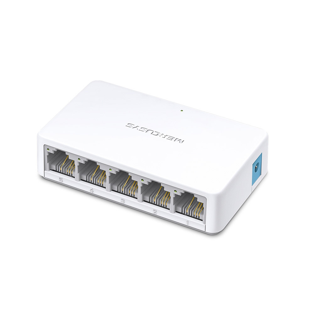 Switch Để Bàn Mini 5 Cổng 10/100M Mercusys MS105