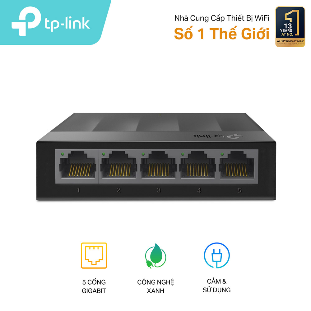 Switch 5 Cổng 10/100/1000Mbps TP-LINK LS1005G