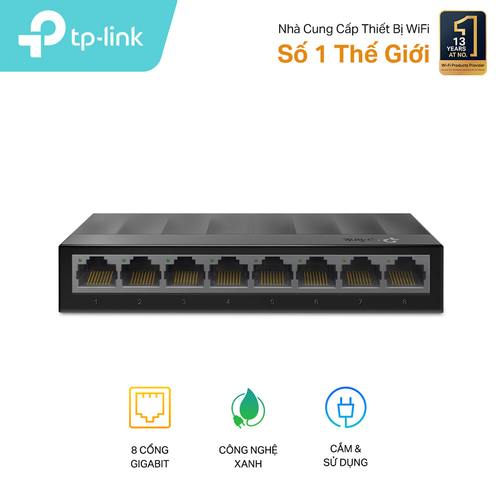 Switch 8 Cổng 10/100/1000Mbps TP-LINK LS1008G