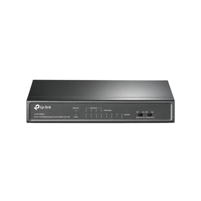 Switch 8 cổng 10/100Mbps với 4 cổng PoE TP-LINK TL-SF1008LP