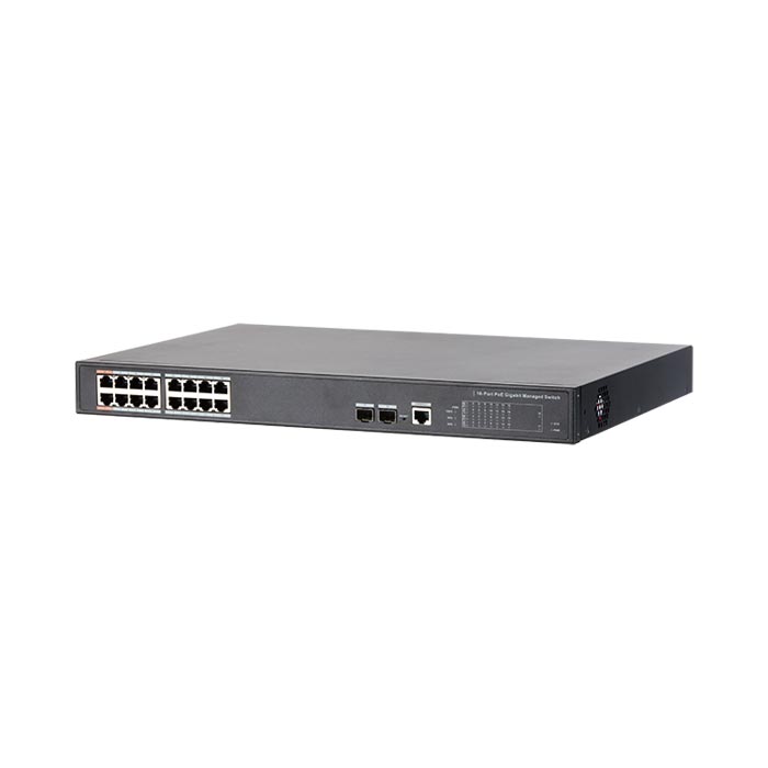 Switch PoE 16 cổng DAHUA DH-PFS4218-16GT-190