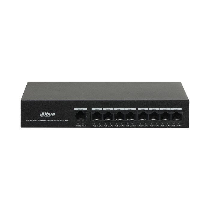 Switch POE 8 cổng DAHUA DH-PFS3009-8ET-65